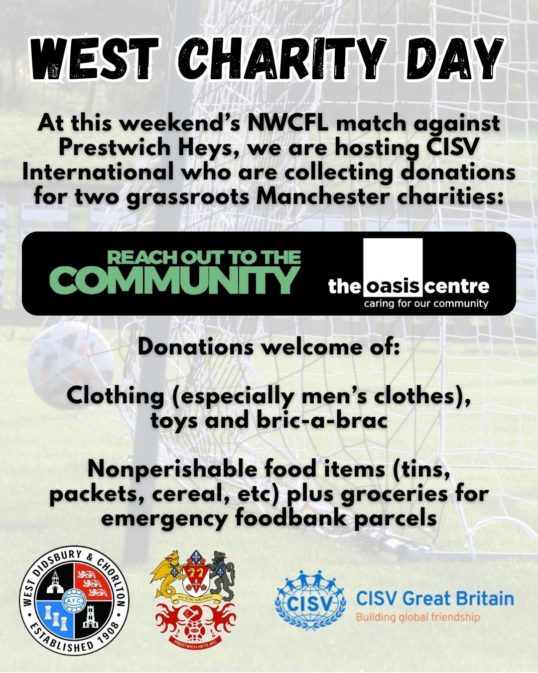 Charity Day - West v Prestwich Heys